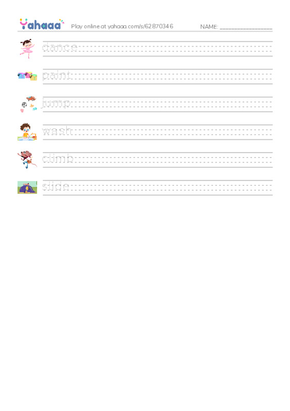 RAZ Vocabulary D: Why Cant I PDF write between the lines worksheet