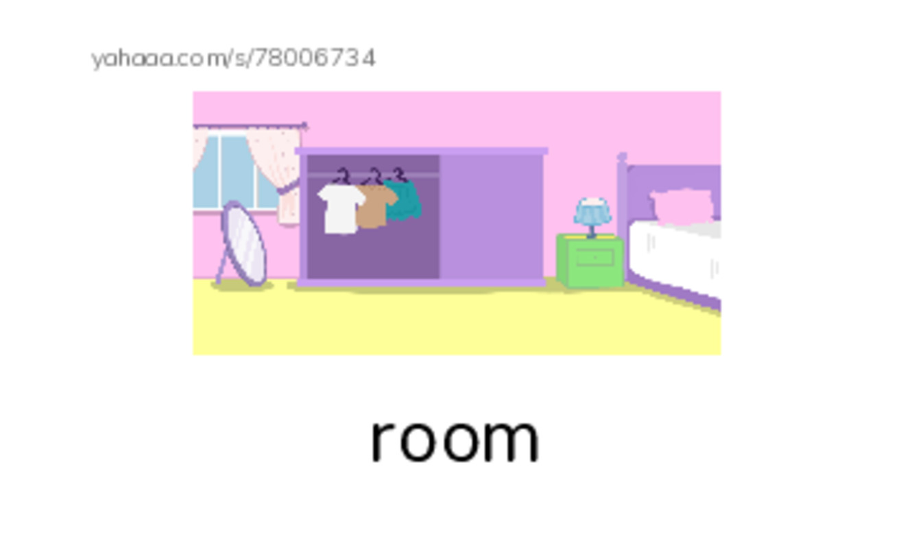 RAZ Vocabulary F: Cleaning My Room PDF index cards with images