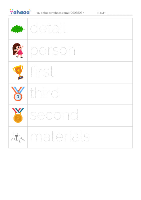RAZ Vocabulary F: How to Make a Snow Person PDF one column image words
