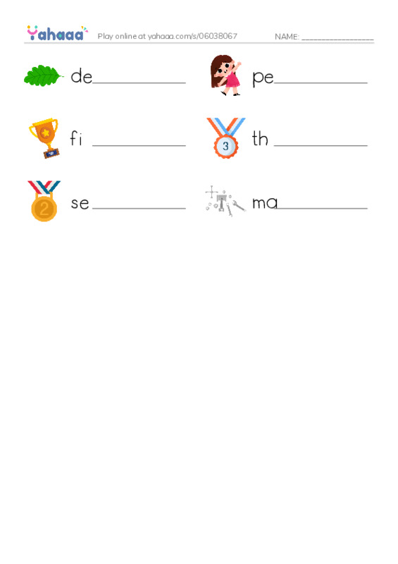 RAZ Vocabulary F: How to Make a Snow Person PDF worksheet writing row