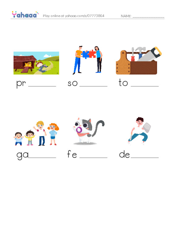 RAZ Vocabulary F: Smart Crows PDF worksheet to fill in words gaps