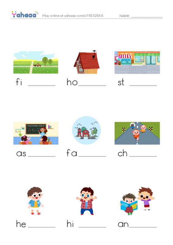 RAZ Vocabulary G: Billy Gets Lost PDF worksheet to fill in words gaps