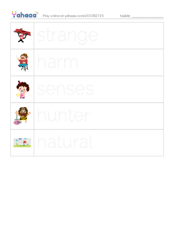RAZ Vocabulary G: Dogs at Work2 PDF one column image words
