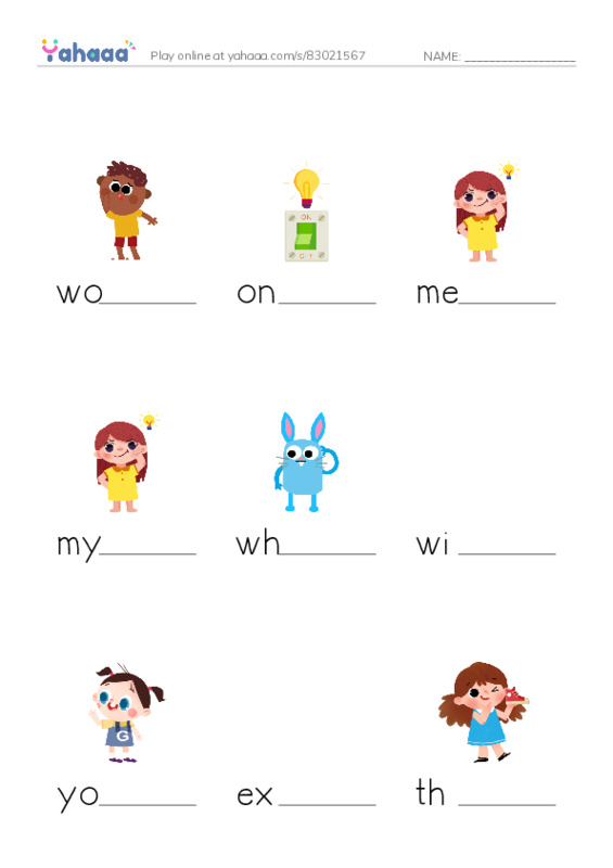 RAZ Vocabulary G: Loose Tooth PDF worksheet to fill in words gaps