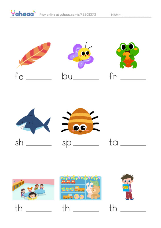 RAZ Vocabulary G: Whose Eggs Are These1 PDF worksheet to fill in words gaps