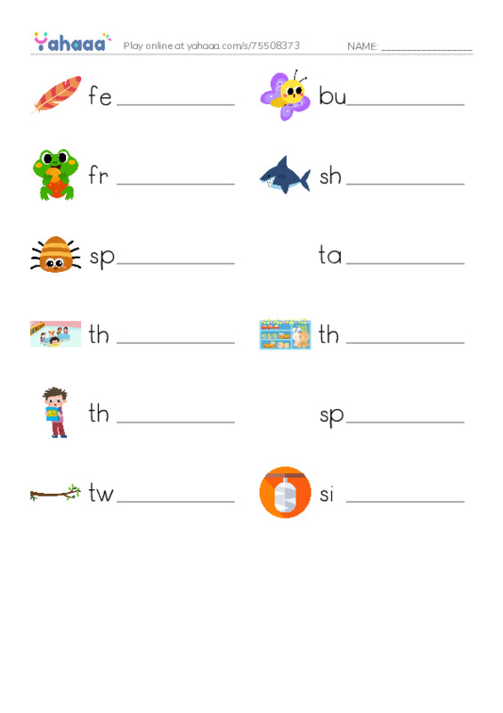RAZ Vocabulary G: Whose Eggs Are These1 PDF worksheet writing row