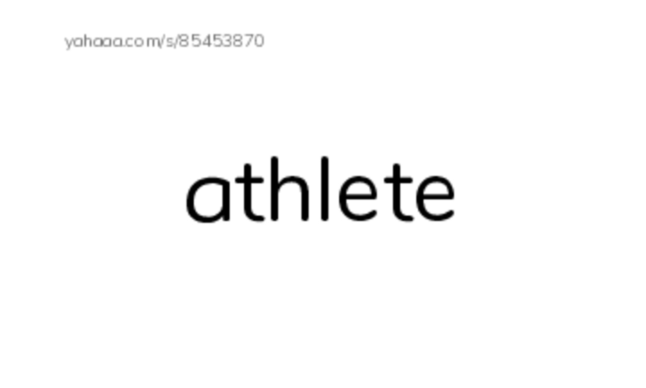 RAZ Vocabulary H: Summer Olympics Events PDF index cards word only