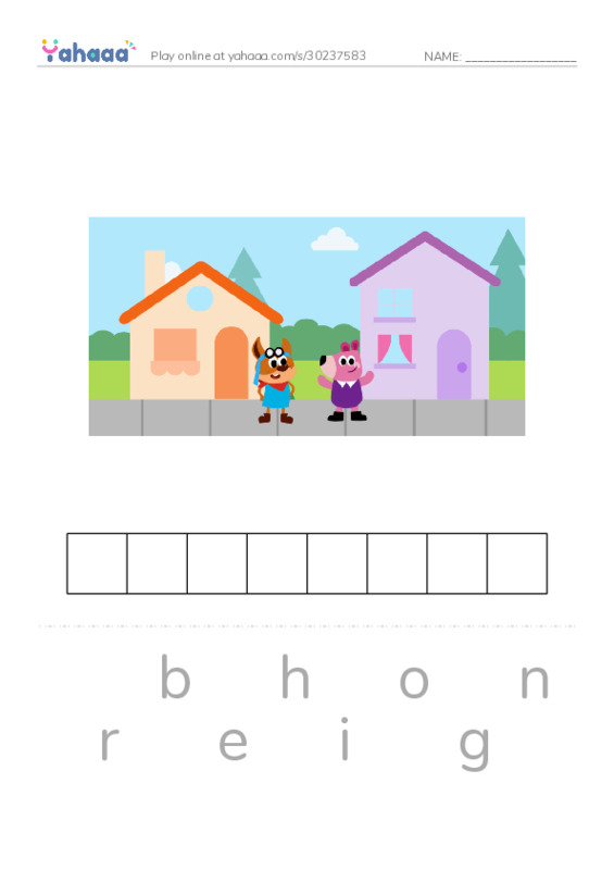 RAZ Vocabulary I: A Pocket Park for Tiny PDF word puzzles worksheet