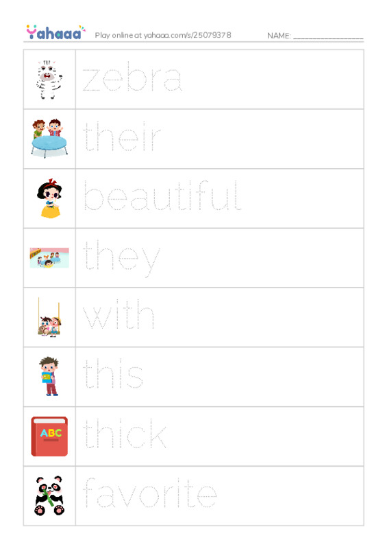 RAZ Vocabulary I: A Visit to the Zoo2 PDF one column image words