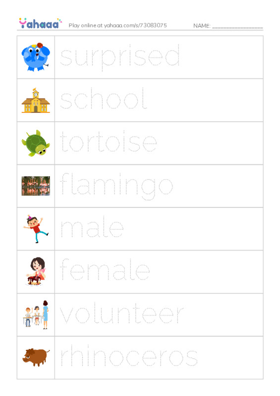 RAZ Vocabulary I: A Visit to the Zoo3 PDF one column image words