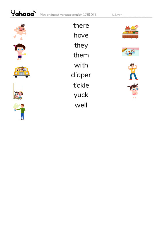 RAZ Vocabulary I: Arthurs Bad News Day2 PDF three columns match words