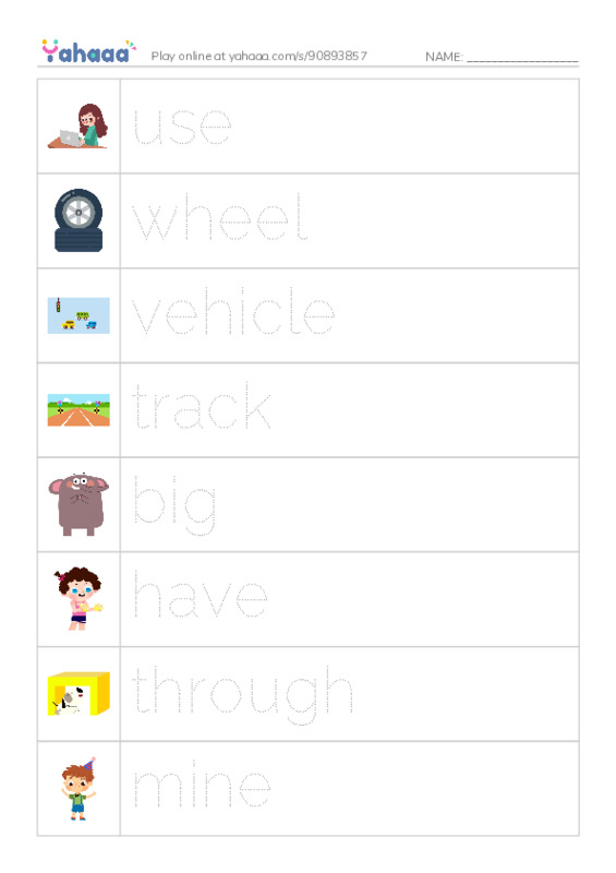 RAZ Vocabulary I: Bigger Than a Monster Truck Birds PDF one column image words