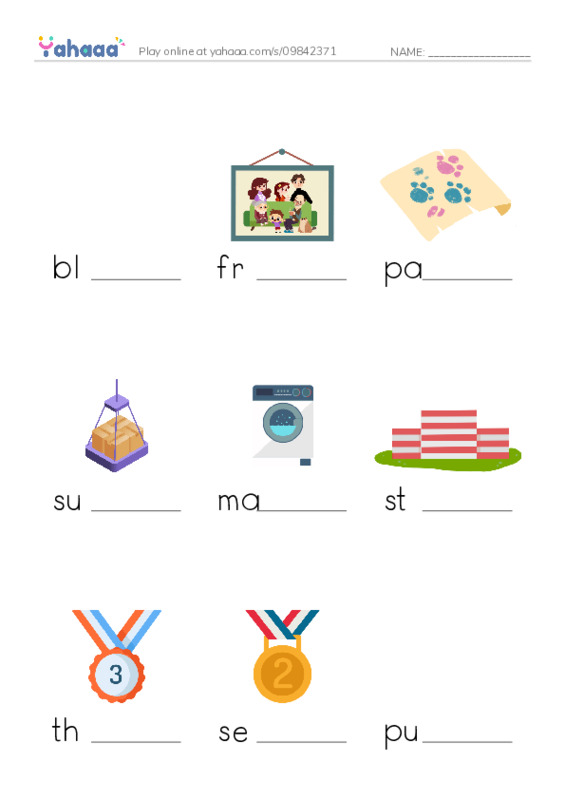 RAZ Vocabulary I: How to Make Paper PDF worksheet to fill in words gaps