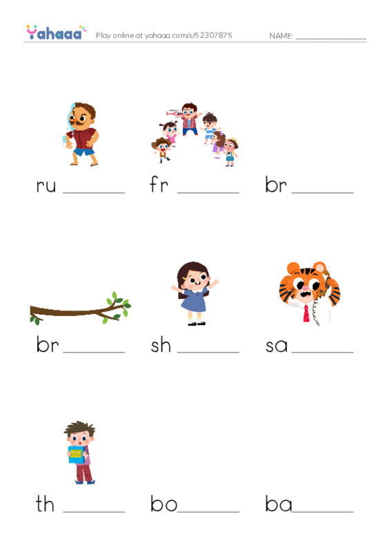 RAZ Vocabulary J: Can You Say Pterodactyl1 PDF worksheet to fill in words gaps