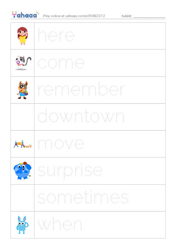 RAZ Vocabulary J: Changes PDF one column image words