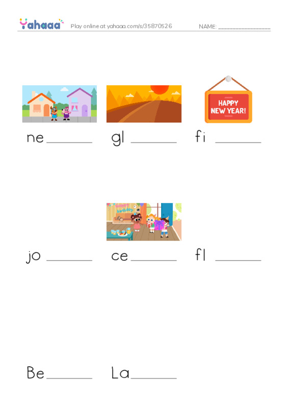 RAZ Vocabulary J: Feliz Navidad Carlos PDF worksheet to fill in words gaps