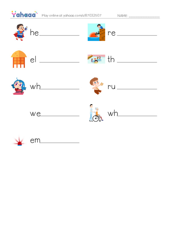 RAZ Vocabulary J: Heroes of September 11 PDF worksheet writing row