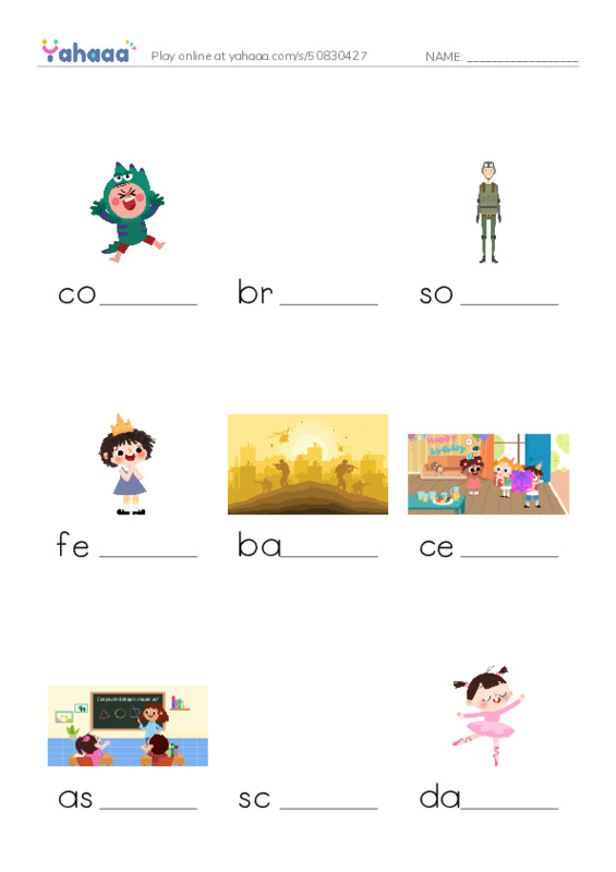 RAZ Vocabulary J: Its Cinco de Mayo Carlos PDF worksheet to fill in words gaps