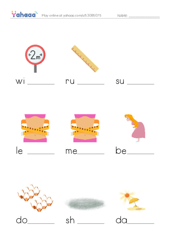 RAZ Vocabulary J: Number Twelve PDF worksheet to fill in words gaps