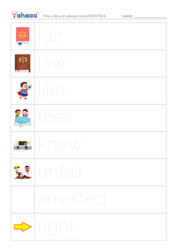 RAZ Vocabulary J: Riding with Rosa Parks PDF one column image words