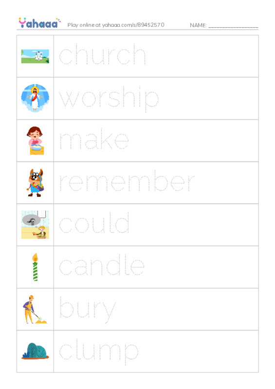 RAZ Vocabulary J: When Bad Things Happen PDF one column image words