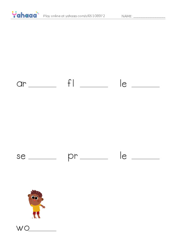 RAZ Vocabulary J: Wonders of Nature2 PDF worksheet to fill in words gaps
