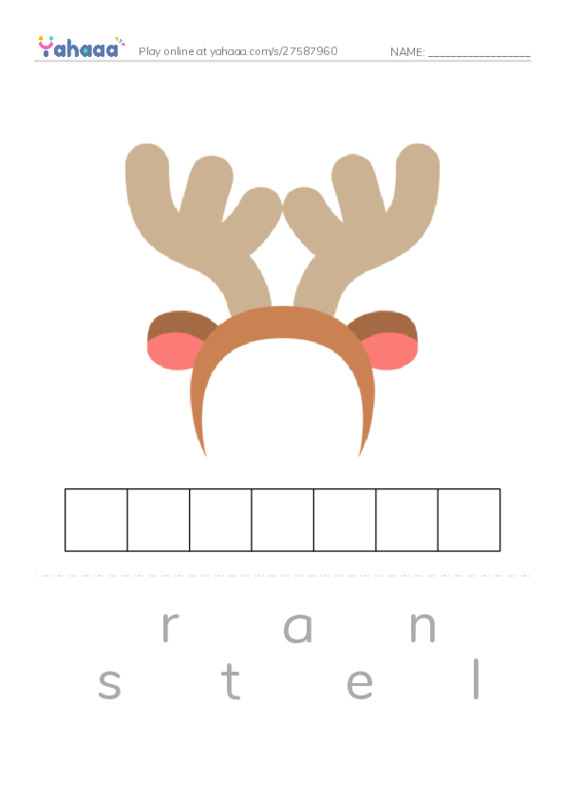 RAZ Vocabulary K: Animals Animals PDF word puzzles worksheet