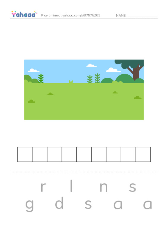 RAZ Vocabulary K: Animals Animals2 PDF word puzzles worksheet