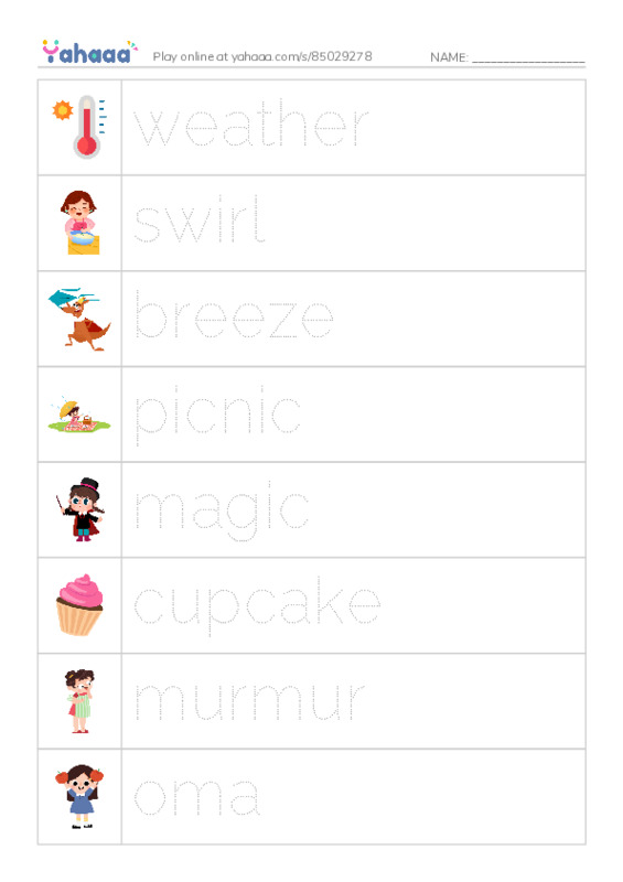 RAZ Vocabulary K: Anna and the Magic Coat PDF one column image words