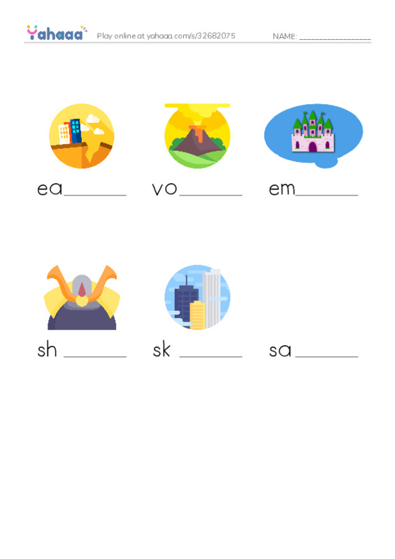 RAZ Vocabulary K: Japan PDF worksheet to fill in words gaps
