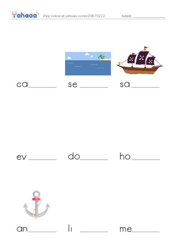RAZ Vocabulary K: Ratty Rats PDF worksheet to fill in words gaps