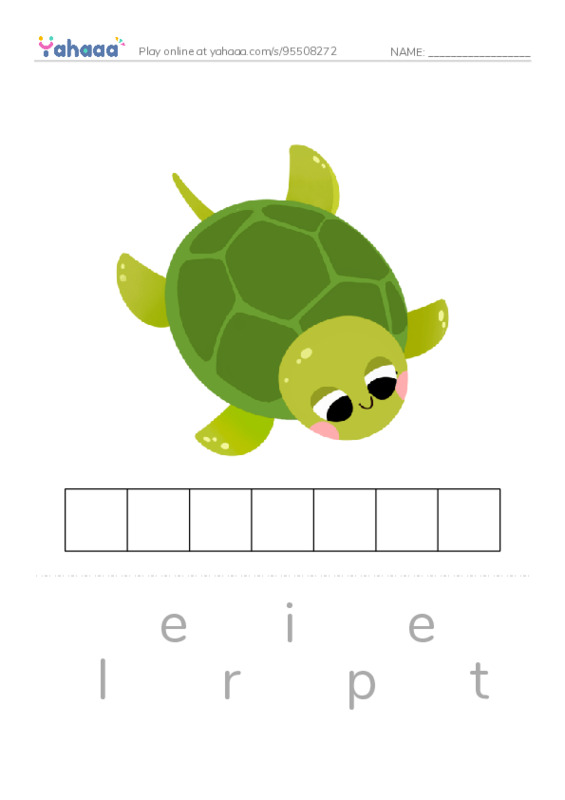 RAZ Vocabulary K: Slithery and Slimy PDF word puzzles worksheet