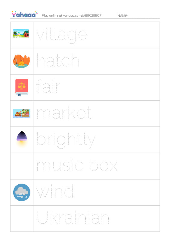 RAZ Vocabulary L: Anna and the Painted Eggs PDF one column image words