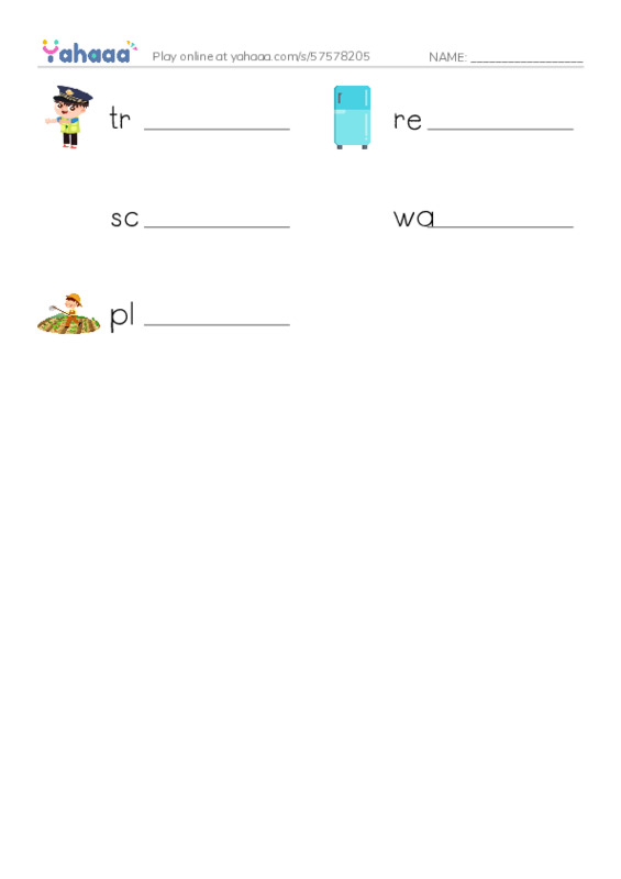 RAZ Vocabulary L: Colonial Life2 PDF worksheet writing row