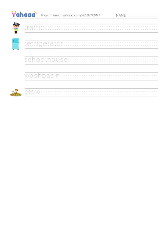 RAZ Vocabulary L: Colonial Life2 PDF write between the lines worksheet