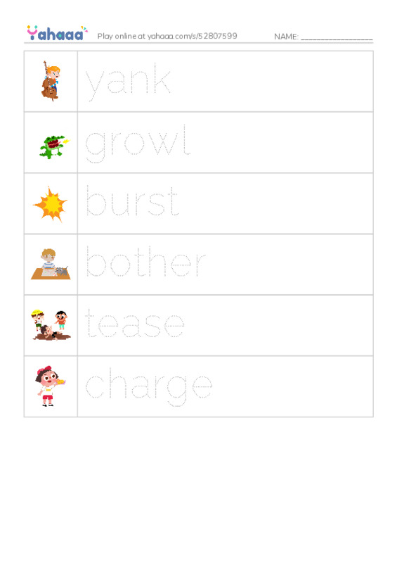 RAZ Vocabulary L: Every Dog Has Its Day PDF one column image words