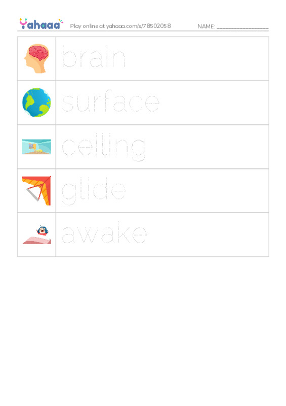 RAZ Vocabulary L: How Animals Sleep PDF one column image words
