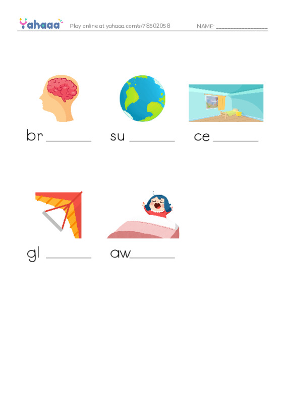 RAZ Vocabulary L: How Animals Sleep PDF worksheet to fill in words gaps