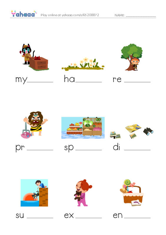 RAZ Vocabulary L: Owls Overhead PDF worksheet to fill in words gaps