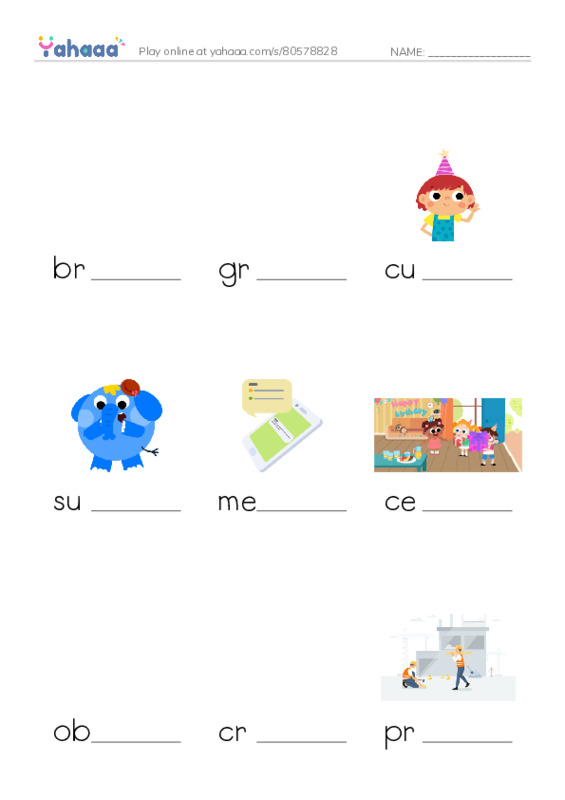 RAZ Vocabulary L: The 100th Day Project PDF worksheet to fill in words gaps