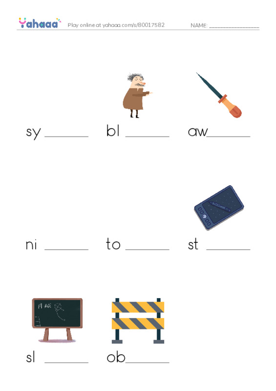 RAZ Vocabulary M: A Man of Vision PDF worksheet to fill in words gaps