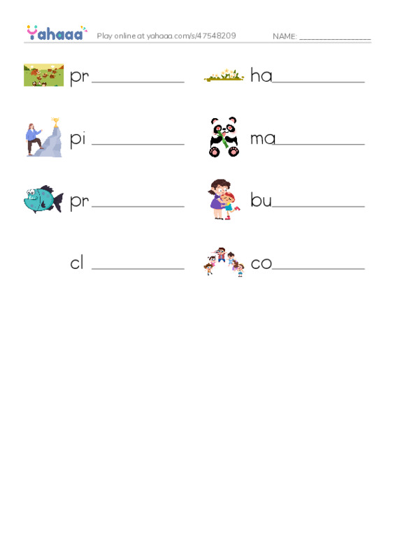 RAZ Vocabulary M: A Prairie Dogs Life PDF worksheet writing row