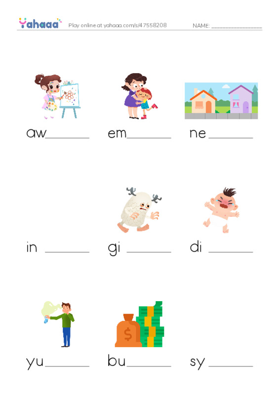 RAZ Vocabulary M: Arthurs Bad News Day PDF worksheet to fill in words gaps