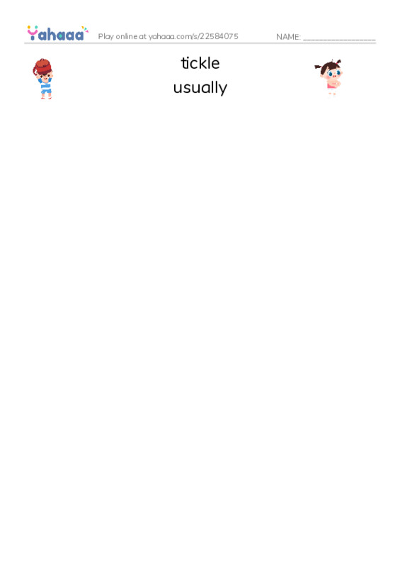 RAZ Vocabulary M: Arthurs Bad News Day2 PDF three columns match words