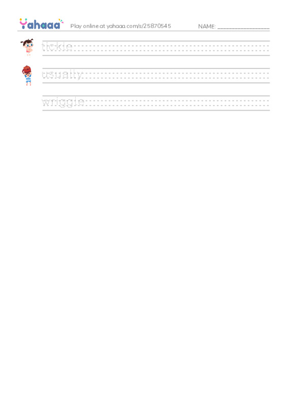 RAZ Vocabulary M: Arthurs Bad News Day2 PDF write between the lines worksheet