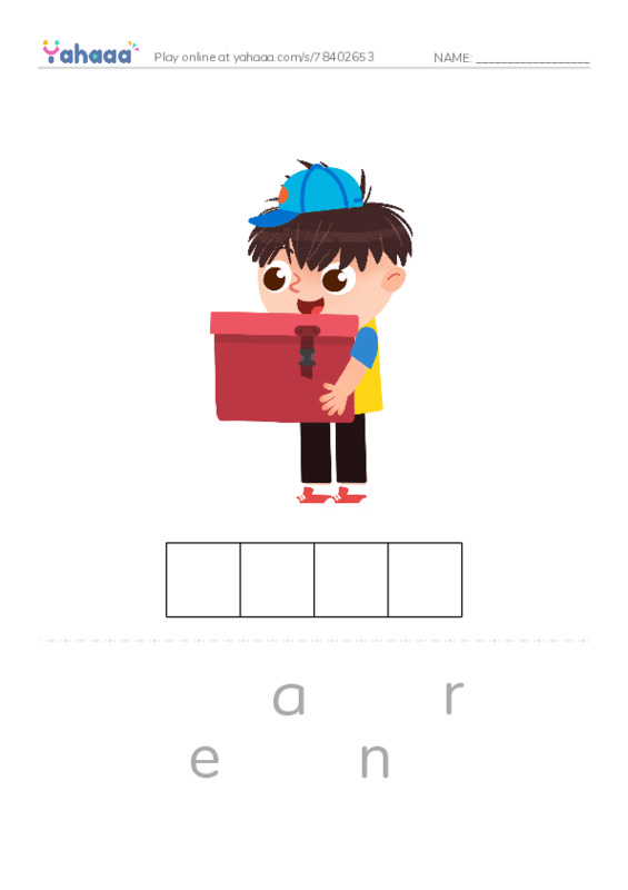 RAZ Vocabulary M: Brad Needs a Budget PDF word puzzles worksheet