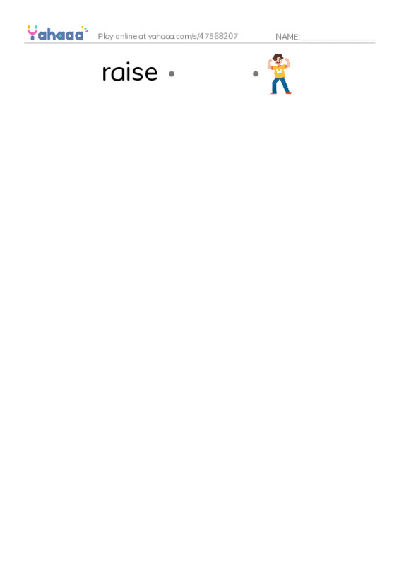 RAZ Vocabulary M: Brad Needs a Budget2 PDF link match words worksheet