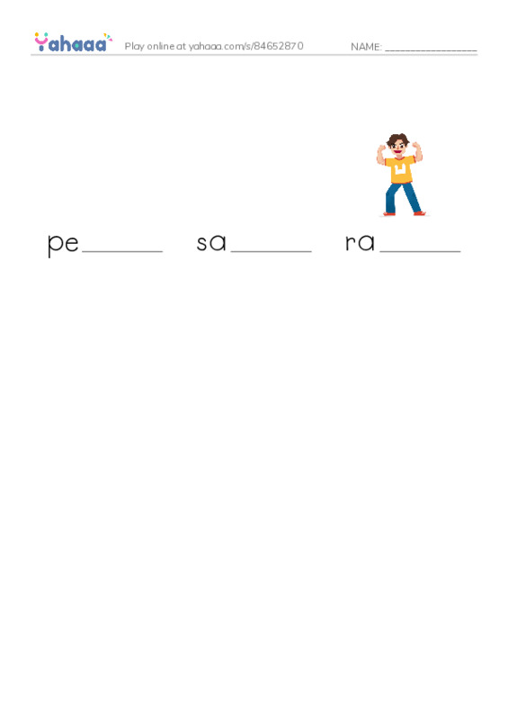 RAZ Vocabulary M: Brad Needs a Budget2 PDF worksheet to fill in words gaps