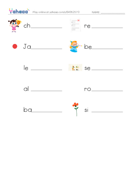 RAZ Vocabulary M: Ichiro Suzuki PDF worksheet writing row