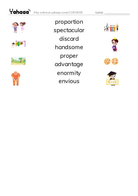 RAZ Vocabulary M: Keb Needs a Home PDF three columns match words